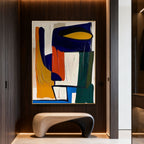 Abstract Colorful Portrait Wall Art - Urban Rhythm