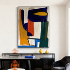 Abstract Colorful Portrait Wall Art - Urban Rhythm