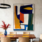Abstract Colorful Portrait Wall Art - Urban Rhythm