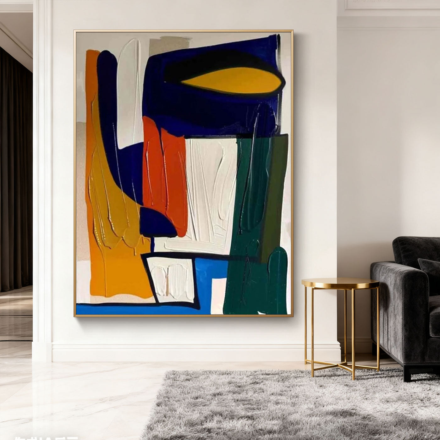 Abstract Colorful Portrait Wall Art - Urban Rhythm