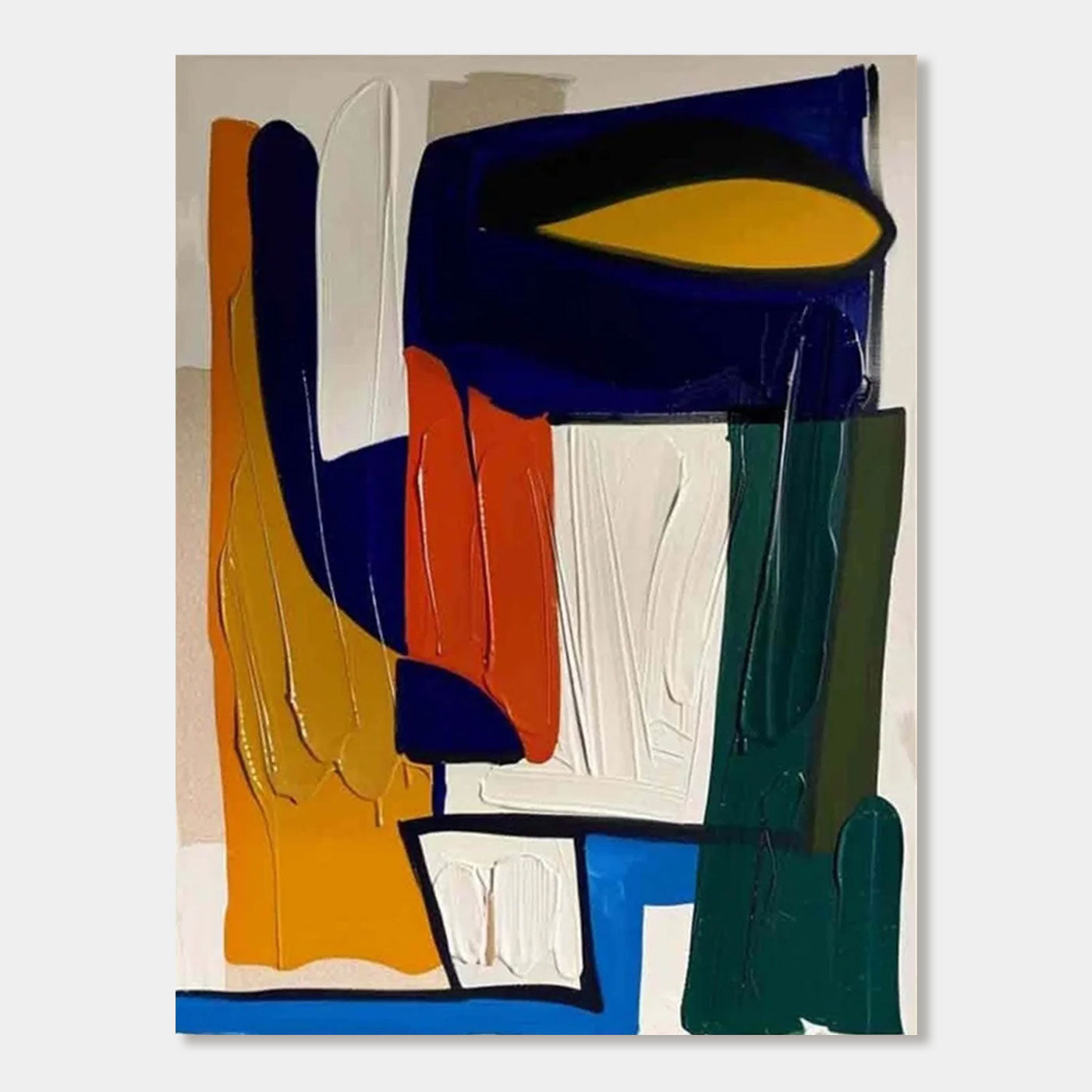 Abstract Colorful Portrait Wall Art - Urban Rhythm