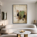Abstract Expressionism Green Wall Art - Impulse