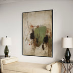Abstract Expressionism Green Wall Art - Impulse