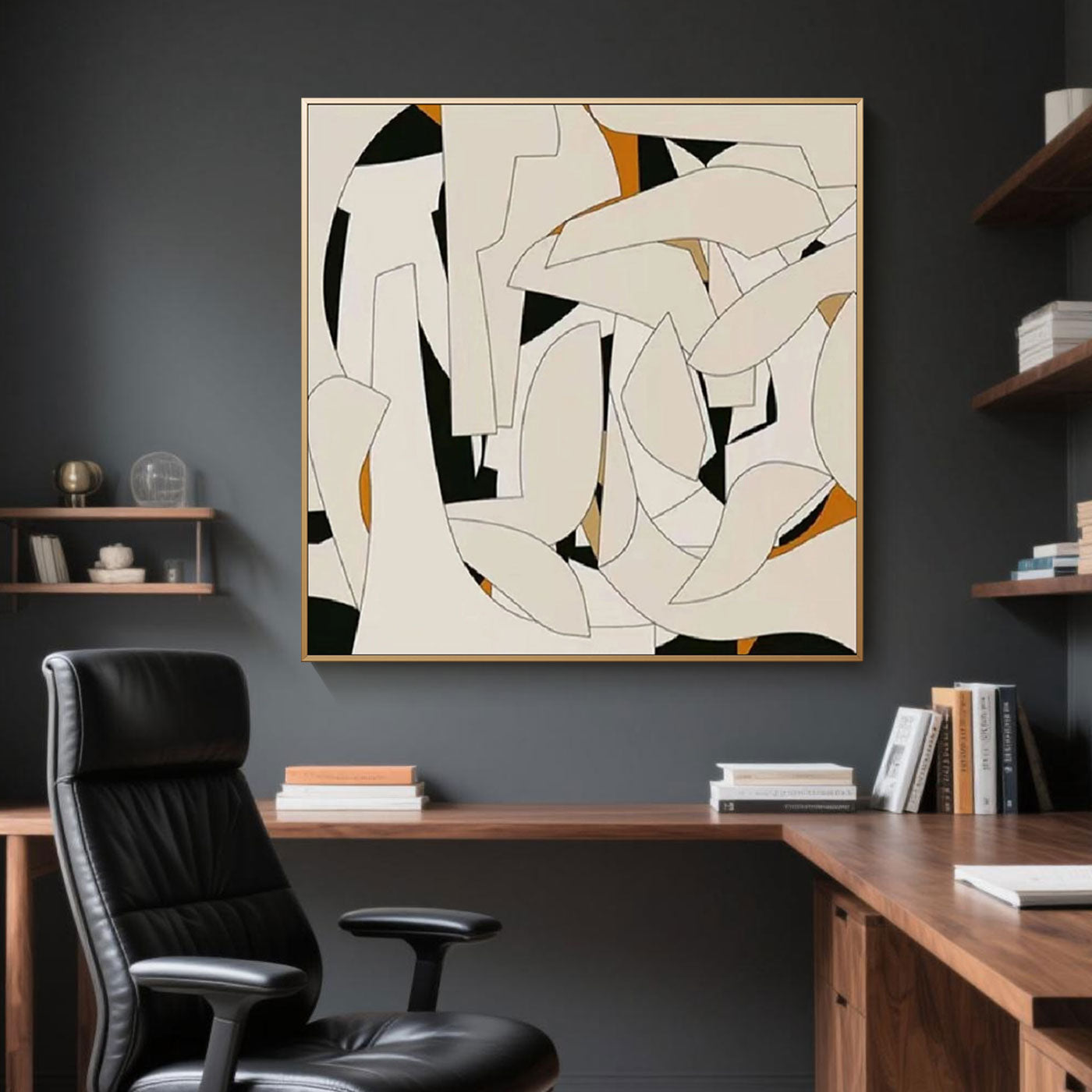 Abstract Geometric Wall Art - Ethereal Fragments