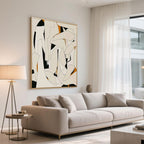 Abstract Geometric Wall Art - Ethereal Fragments