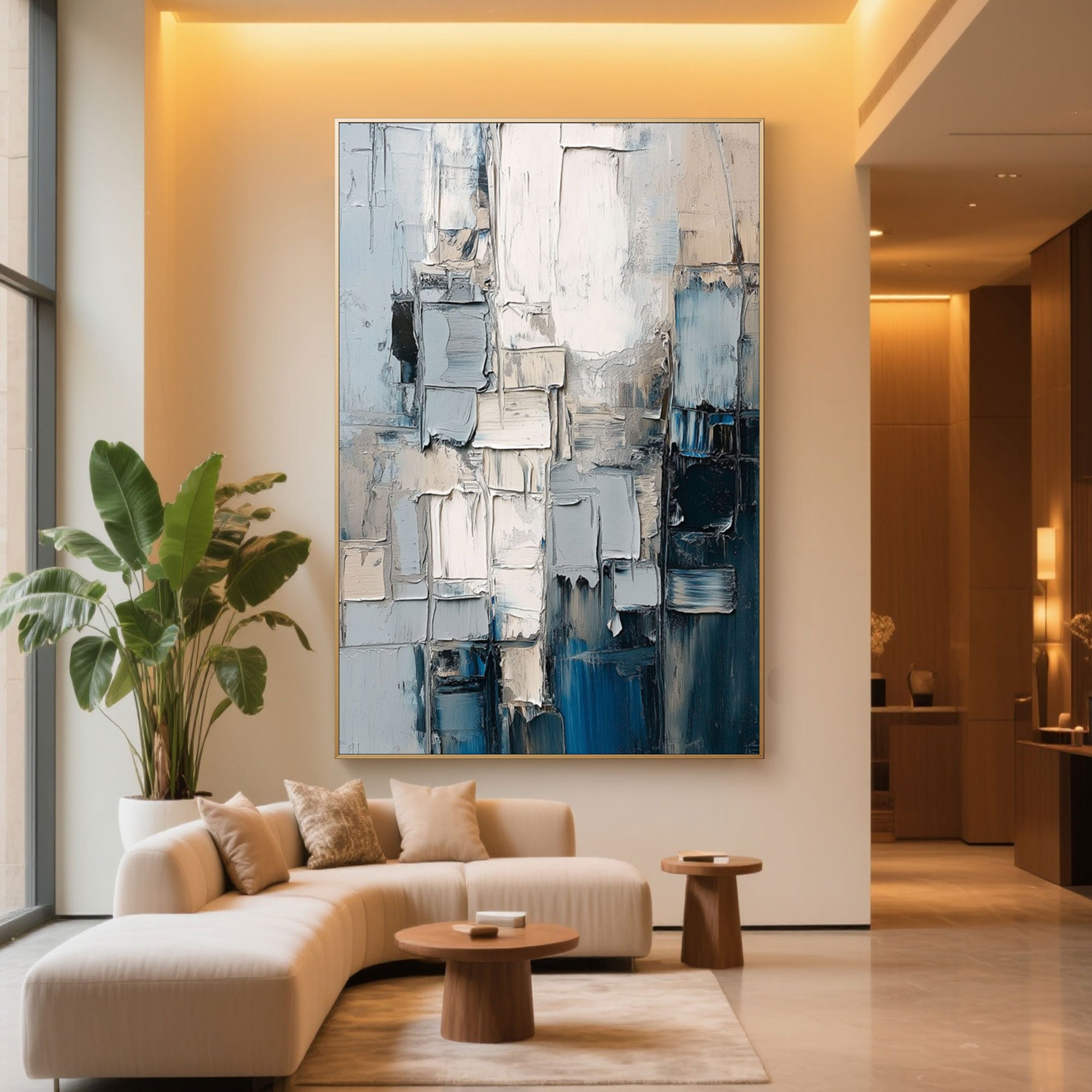 Contemporary Architectural Forms Canvas Art
