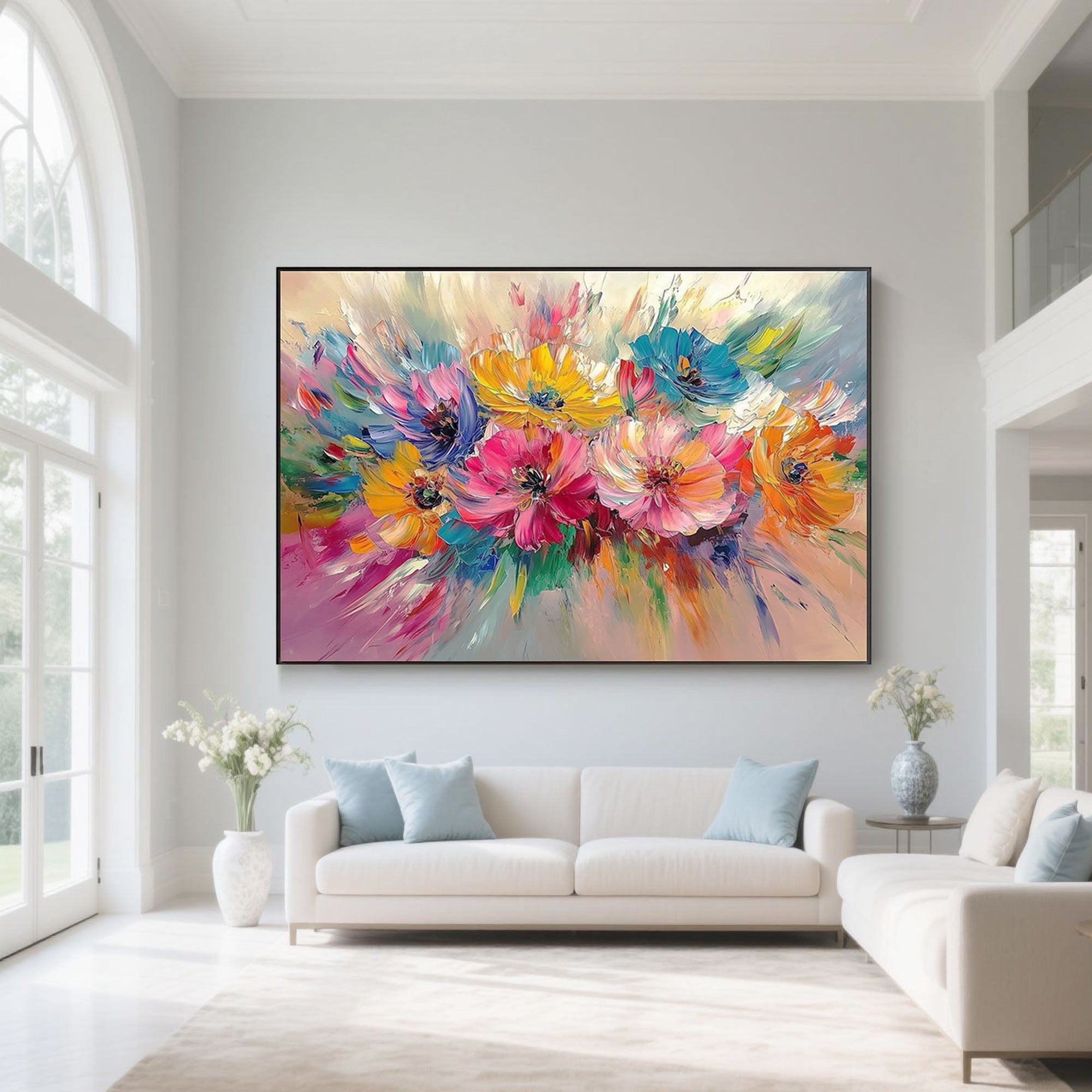 Colorful Flower Painting | Chroma Garden