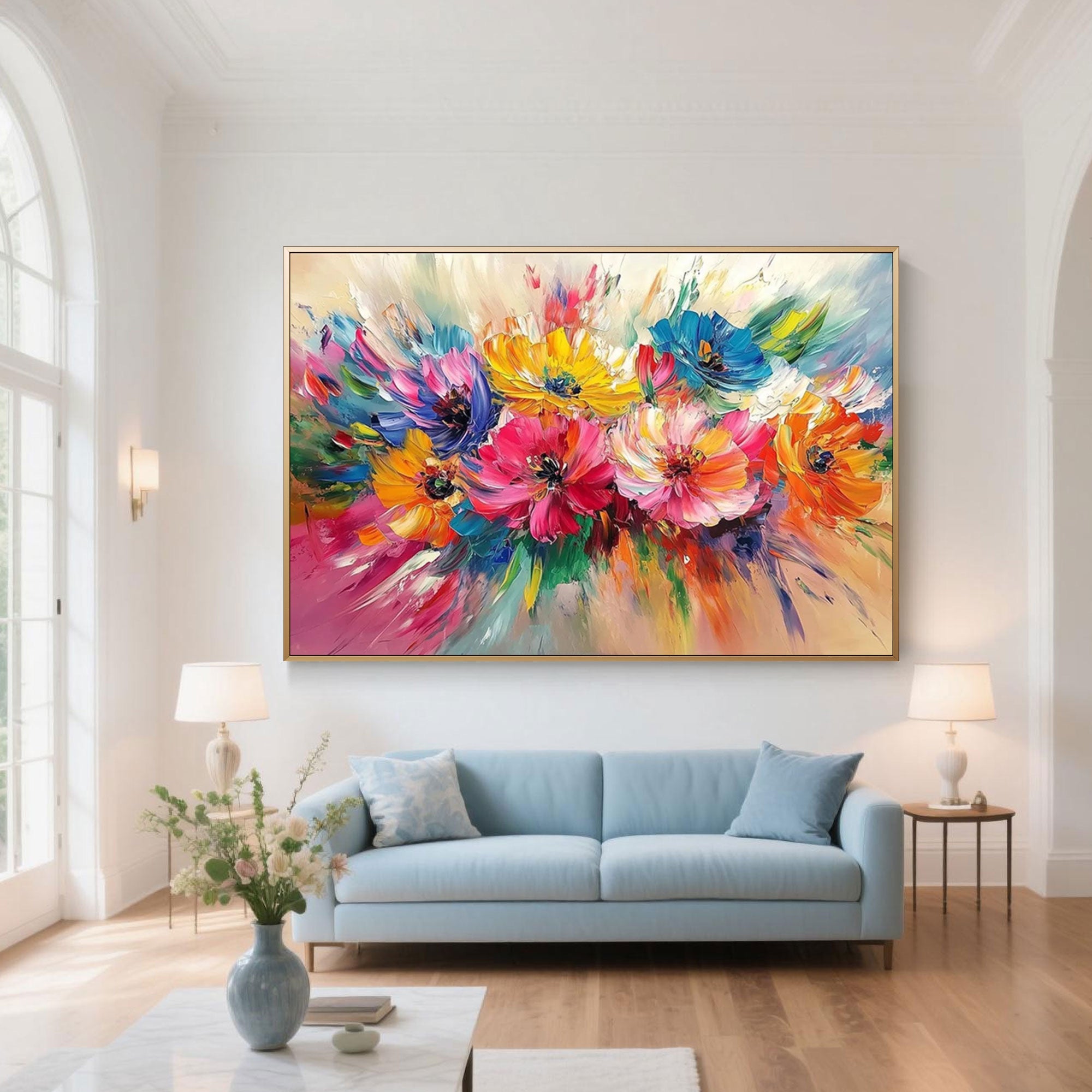Colorful Flower Painting | Chroma Garden