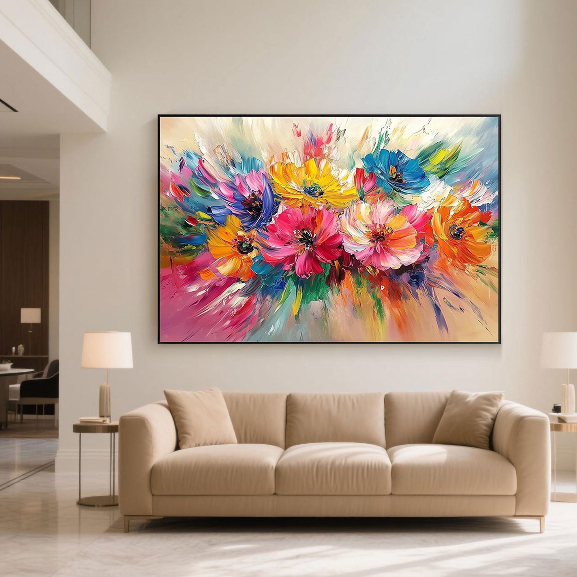Colorful Flower Painting | Chroma Garden