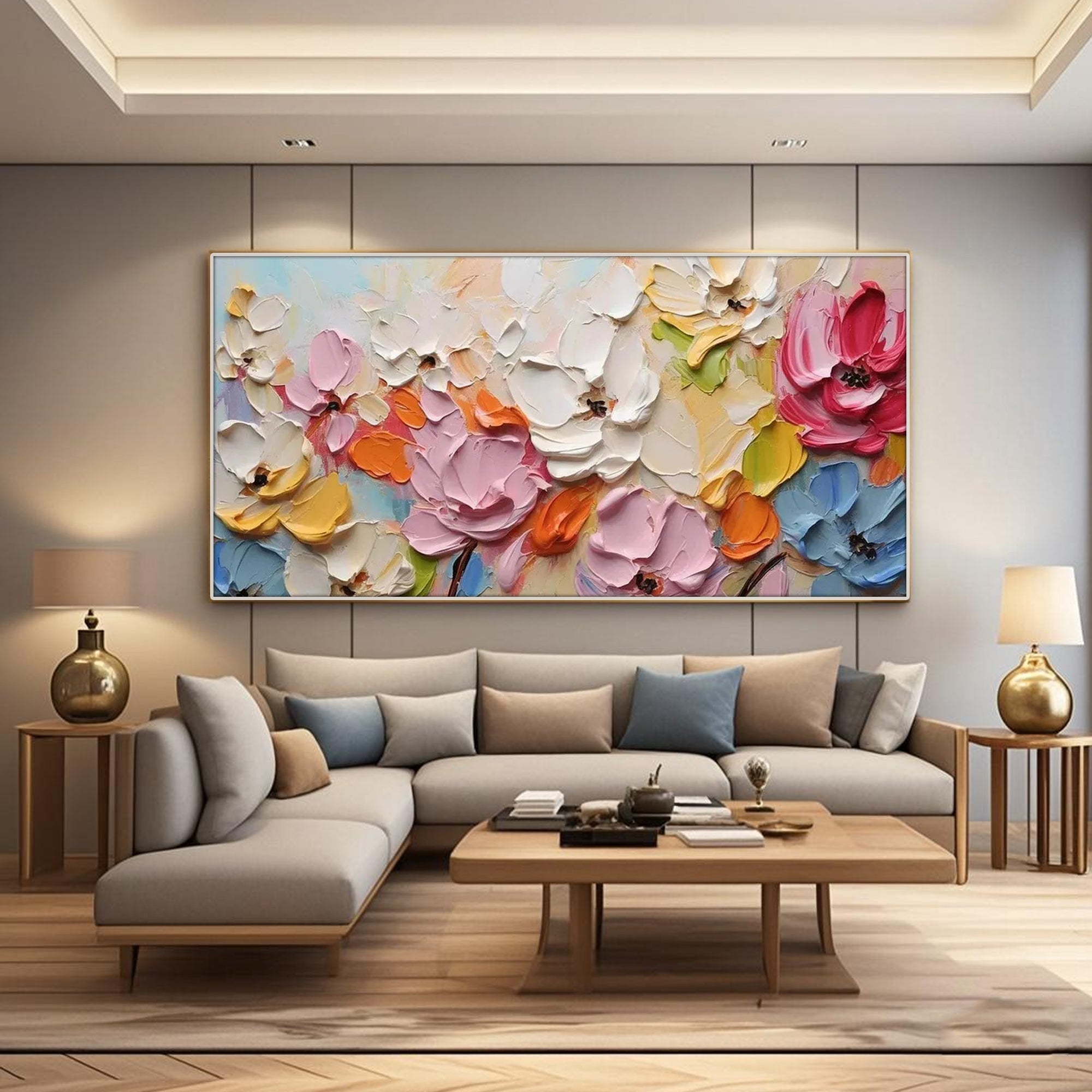 Colorful Floral Wall Art | Petal Chorus