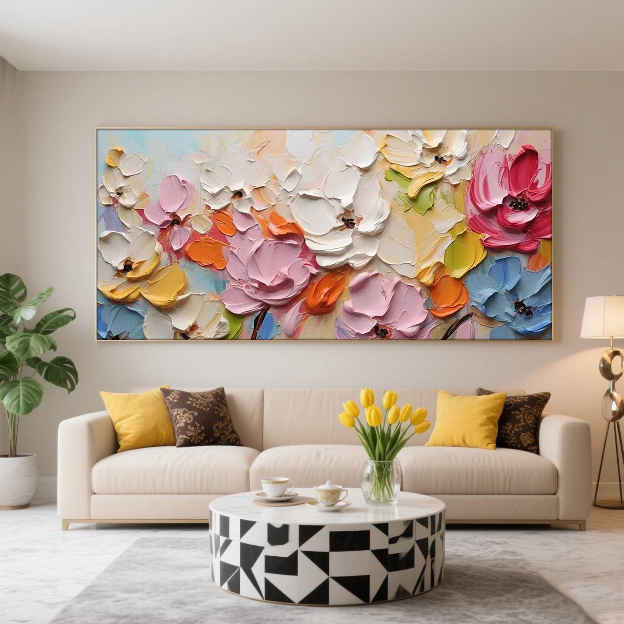 Safe international shipping for hand-painted canvas artwork