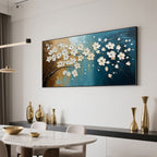 Secure global shipping for canvas artwork in sturdy cardboard tubes.
