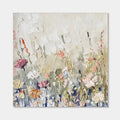 Lumi Gallery's Eternal Spring abstract floral textured canvas wall art with colorful blooms on textured background