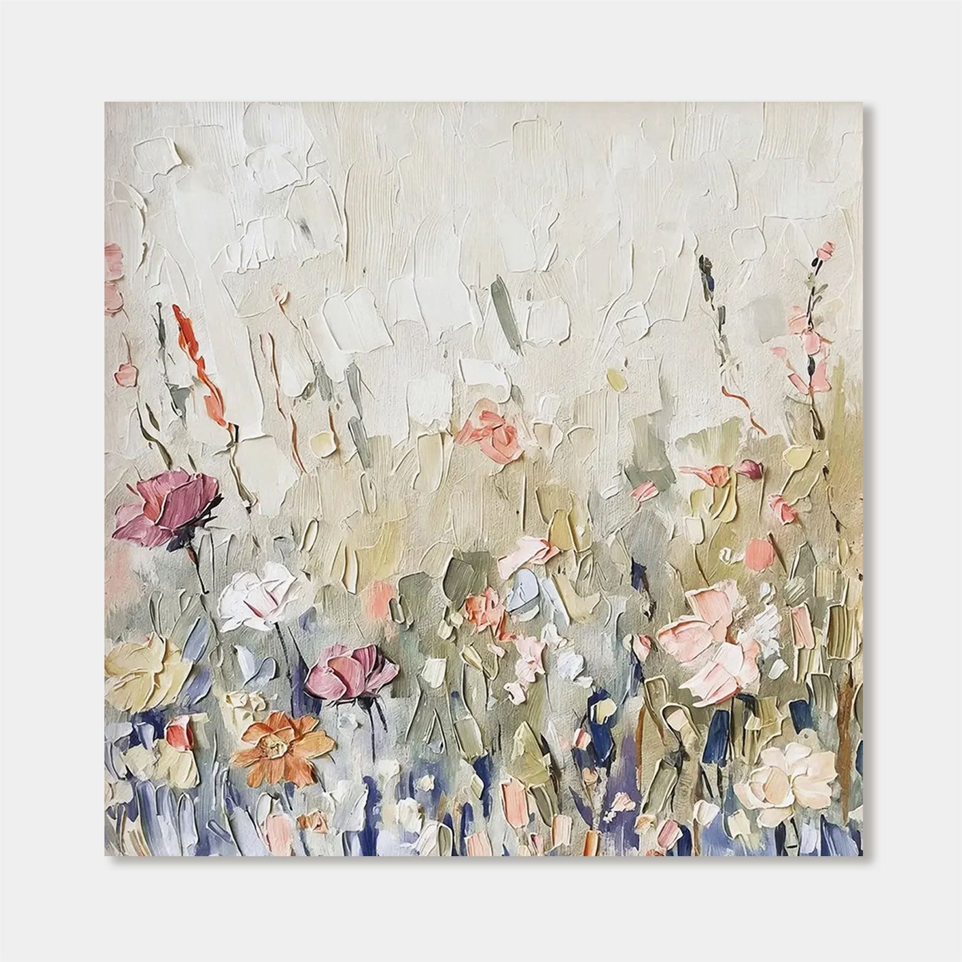 Colorful Abstract Floral Wall Art - Eternal Spring