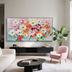 Florence abstract wall art displayed in a minimalist living space.