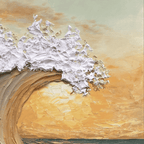 Tidal Dusk canvas art stretched and framed options.