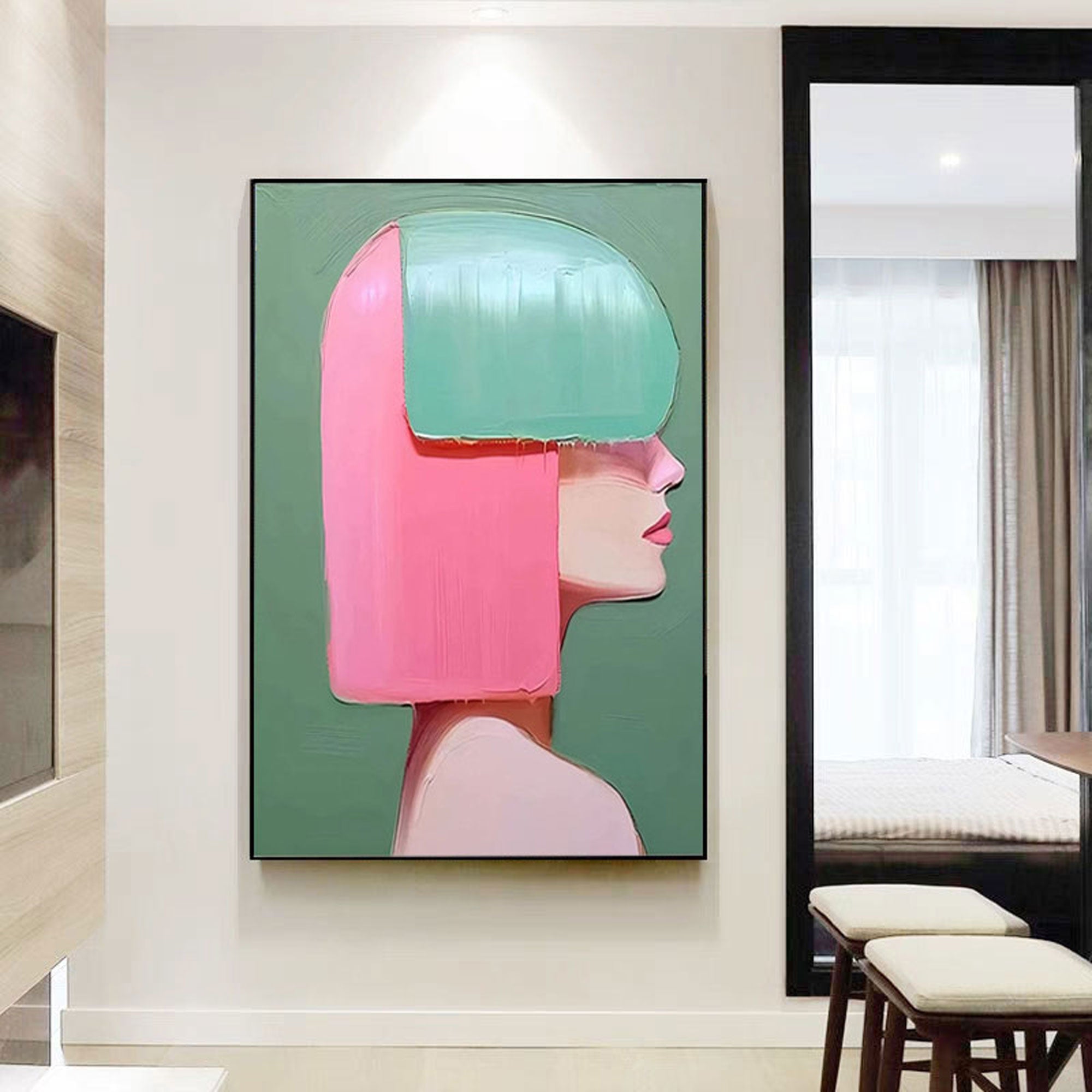 Contemporary Portrait Wall Art | Artistic Musings