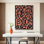 Geometric Abstract Totem Wall Art - Totem