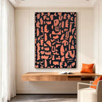 Geometric Abstract Totem Wall Art - Totem