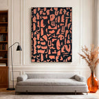 Geometric Abstract Totem Wall Art - Totem