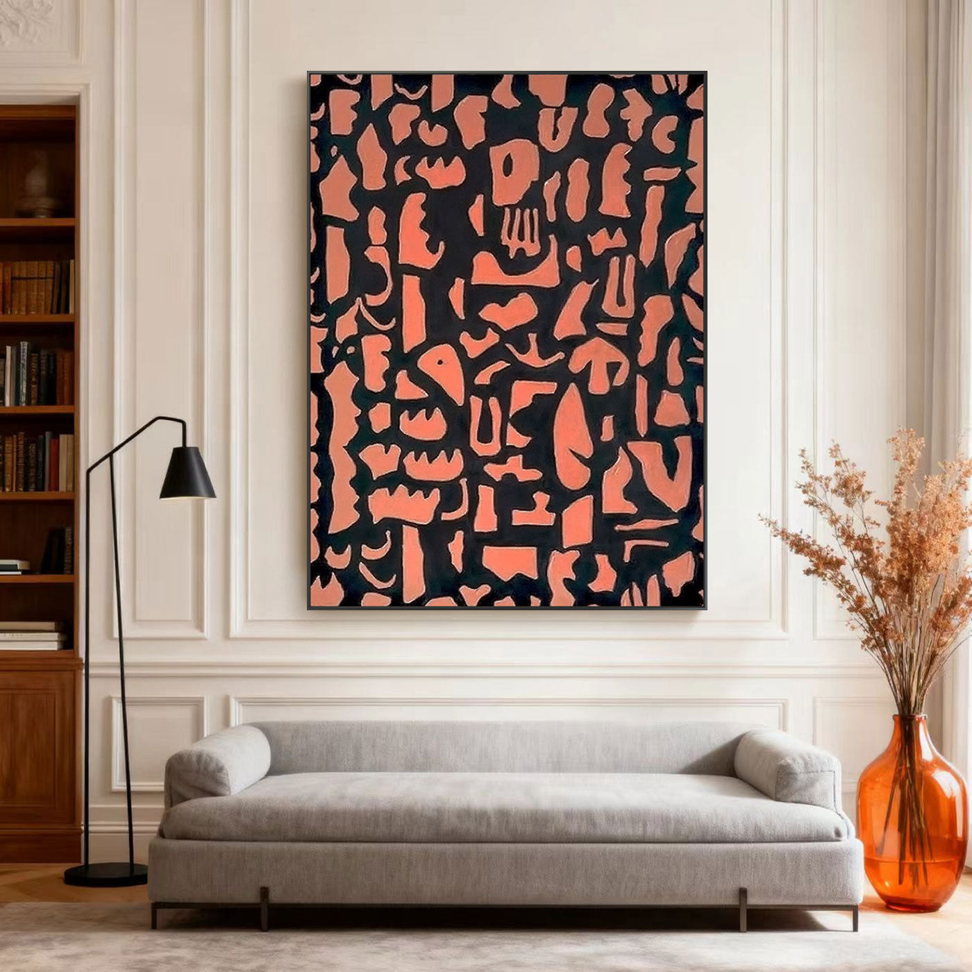 Geometric Abstract Totem Wall Art - Totem