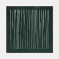 Wabi-Sabi minimalist green canvas wall art with textured vertical brushstrokes