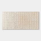 3D Textured Minimalist Beige Geometric Wall Art - Arcane Rhythm