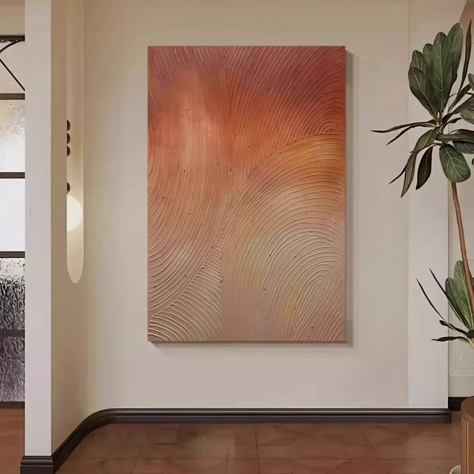 Modern Textured Abstract Wall Decor #MN003