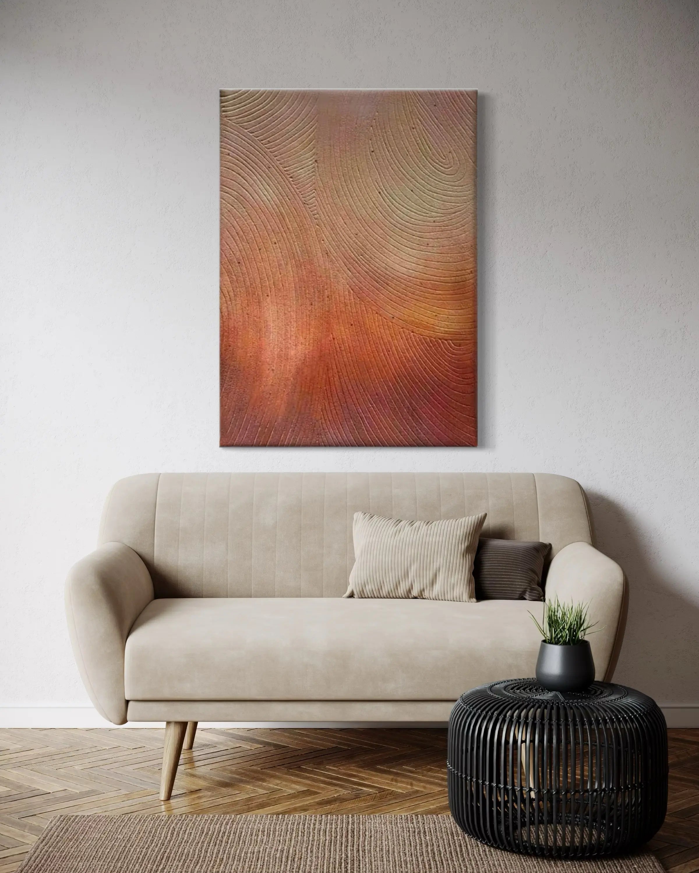 Modern Textured Abstract Wall Decor #MN003