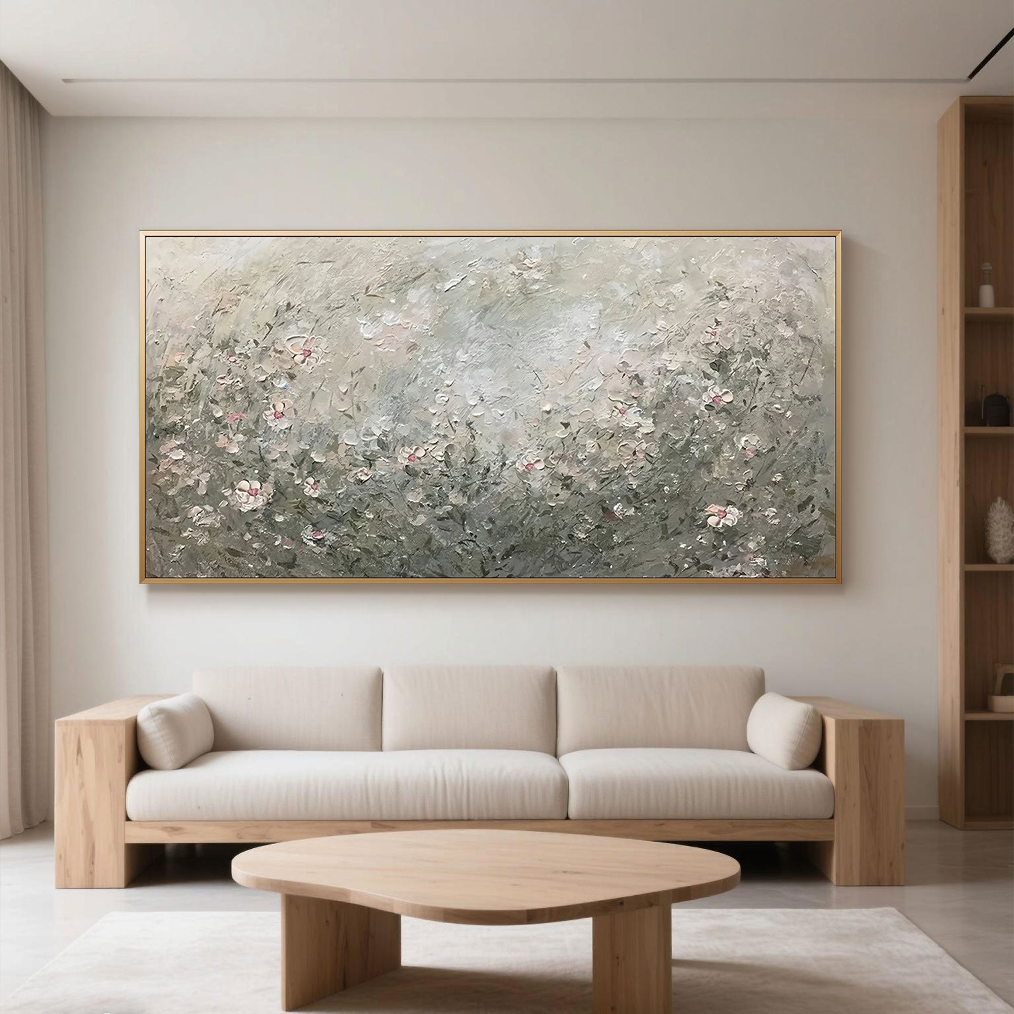 Impressionistic Botanical Canvas Art | Silent Meadow