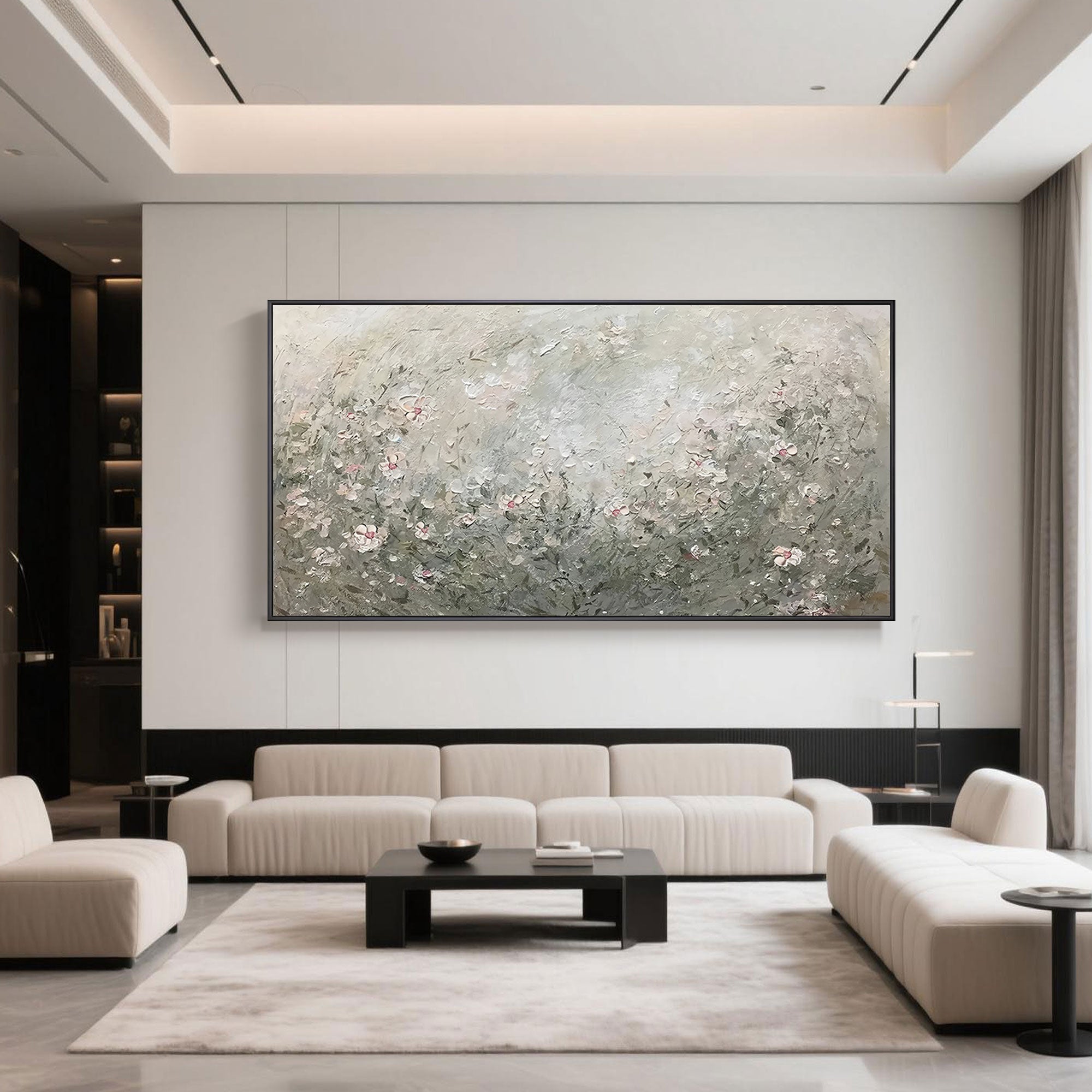 Impressionistic Botanical Canvas Art | Silent Meadow