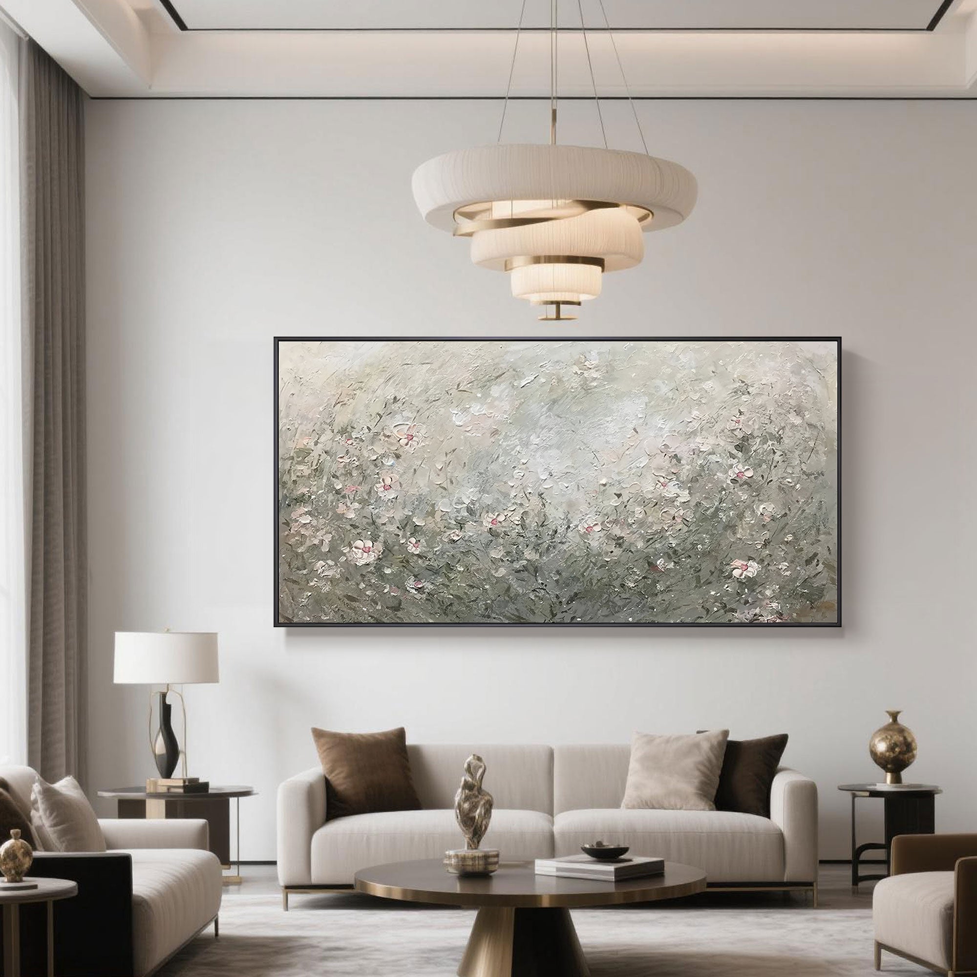 Impressionistic Botanical Canvas Art | Silent Meadow