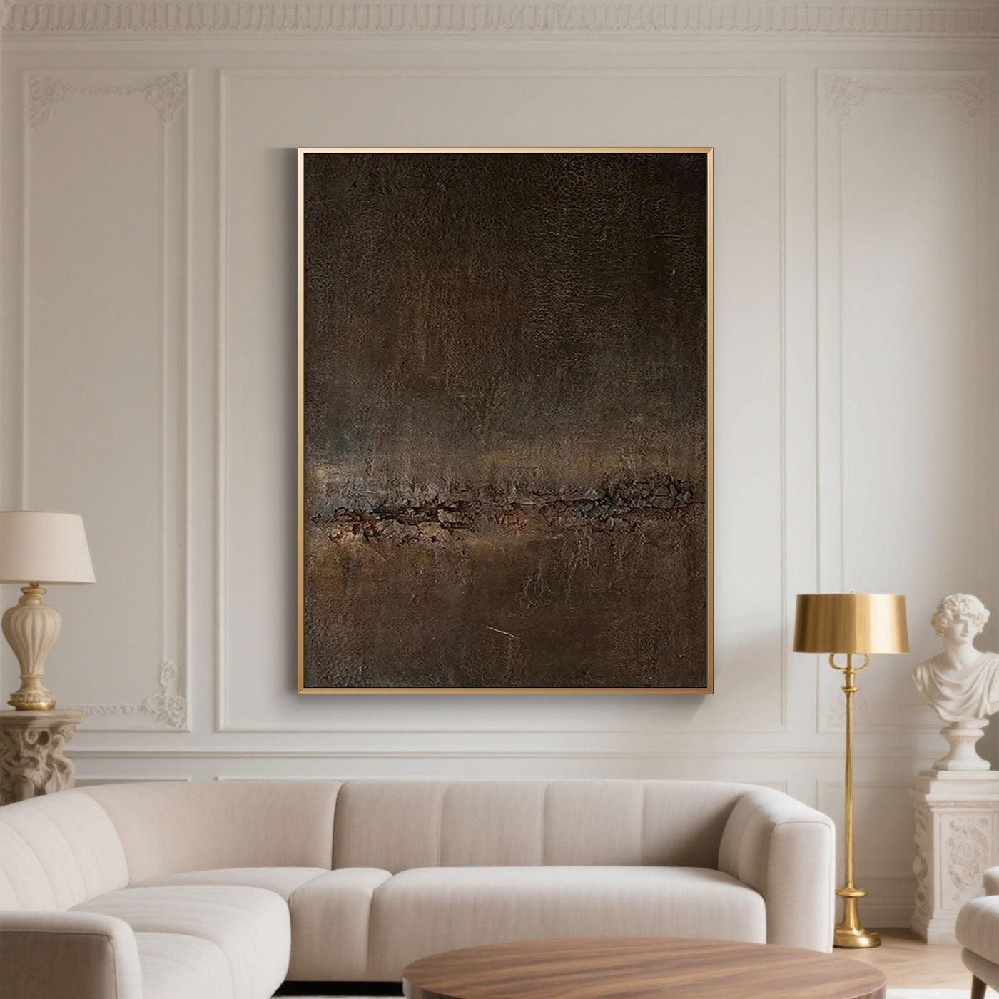 Peinture abstraite géométrique moderne #AB041