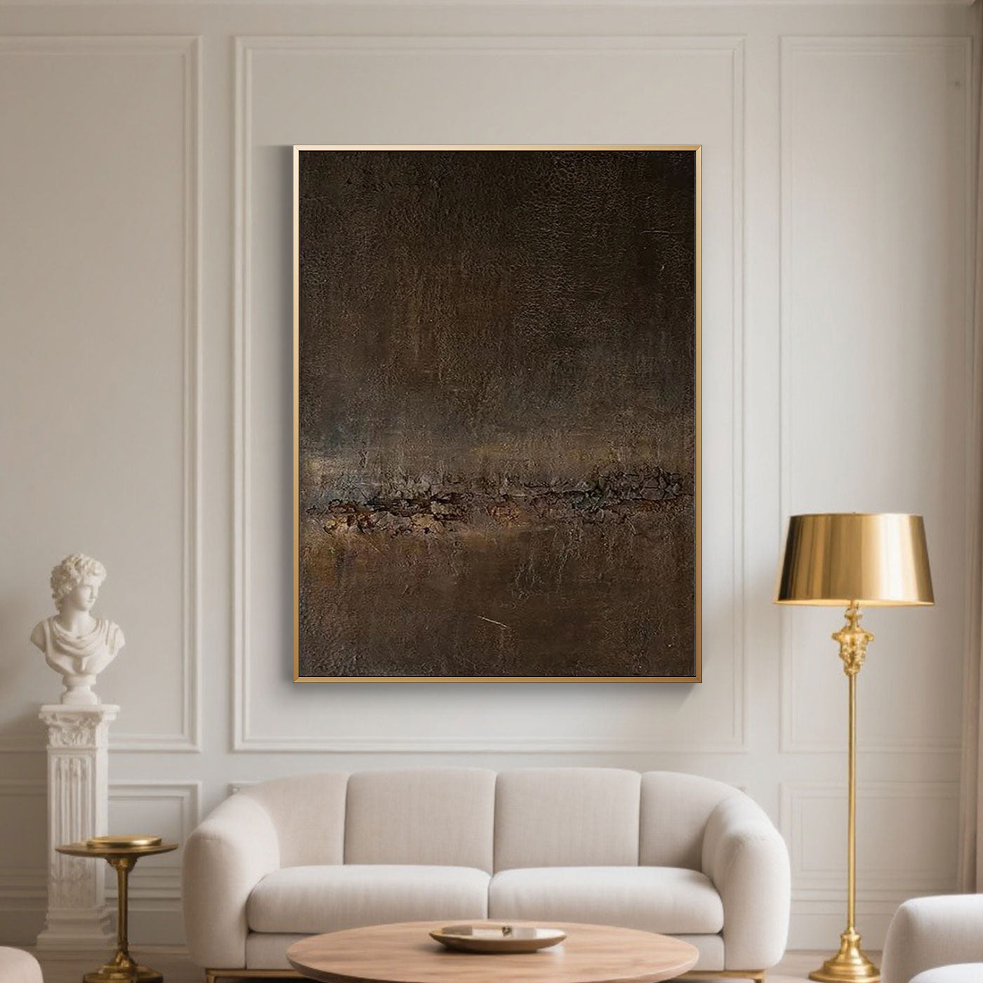 Peinture abstraite géométrique moderne #AB041