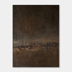 Mid-Century Modern Abstract Canvas Art - Ember