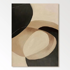 Mid-Century Modern Abstract Wall Art - Soft Continuum