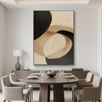 Mid-Century Modern Abstract Wall Art - Soft Continuum
