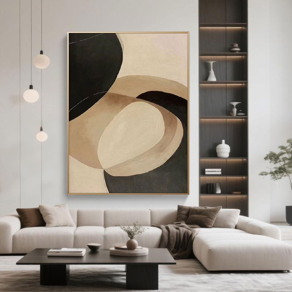 Mid-Century Modern Abstract Wall Art - Soft Continuum