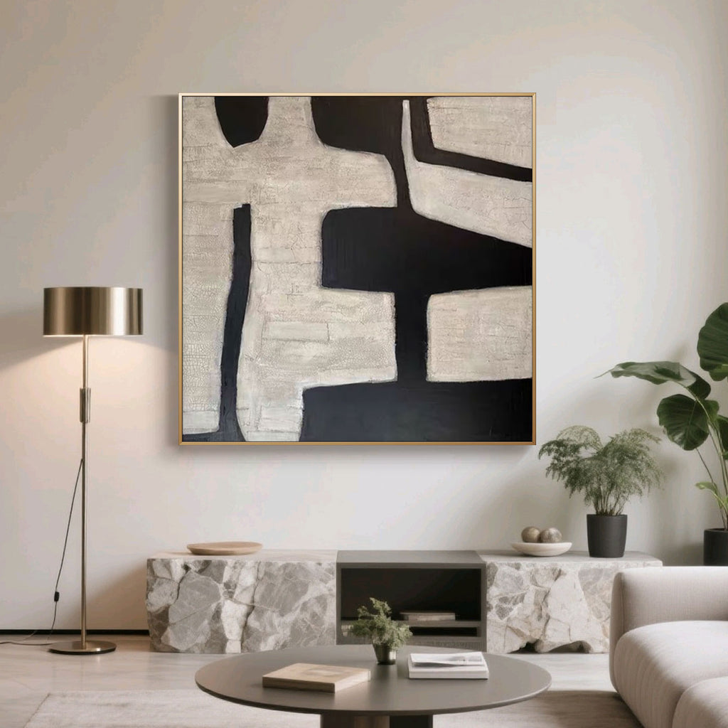 Mid-Century Modern Geometric Wall Art - Primitive Mark