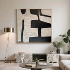 Mid-Century Modern Geometric Wall Art - Primitive Mark