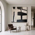 Mid-Century Modern Geometric Wall Art - Primitive Mark