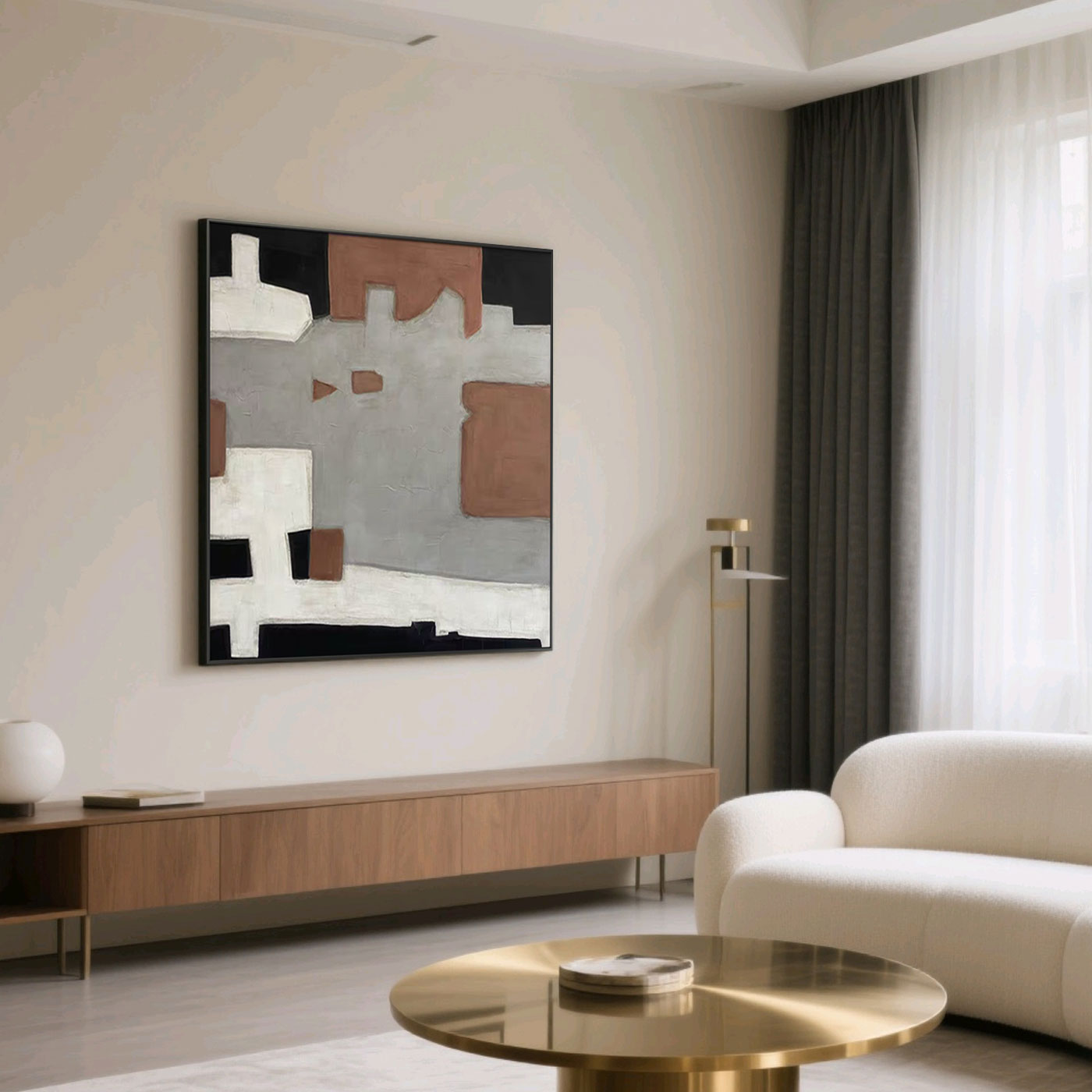 Mid-Century Modern Geometric Wall Art - Urban Relic