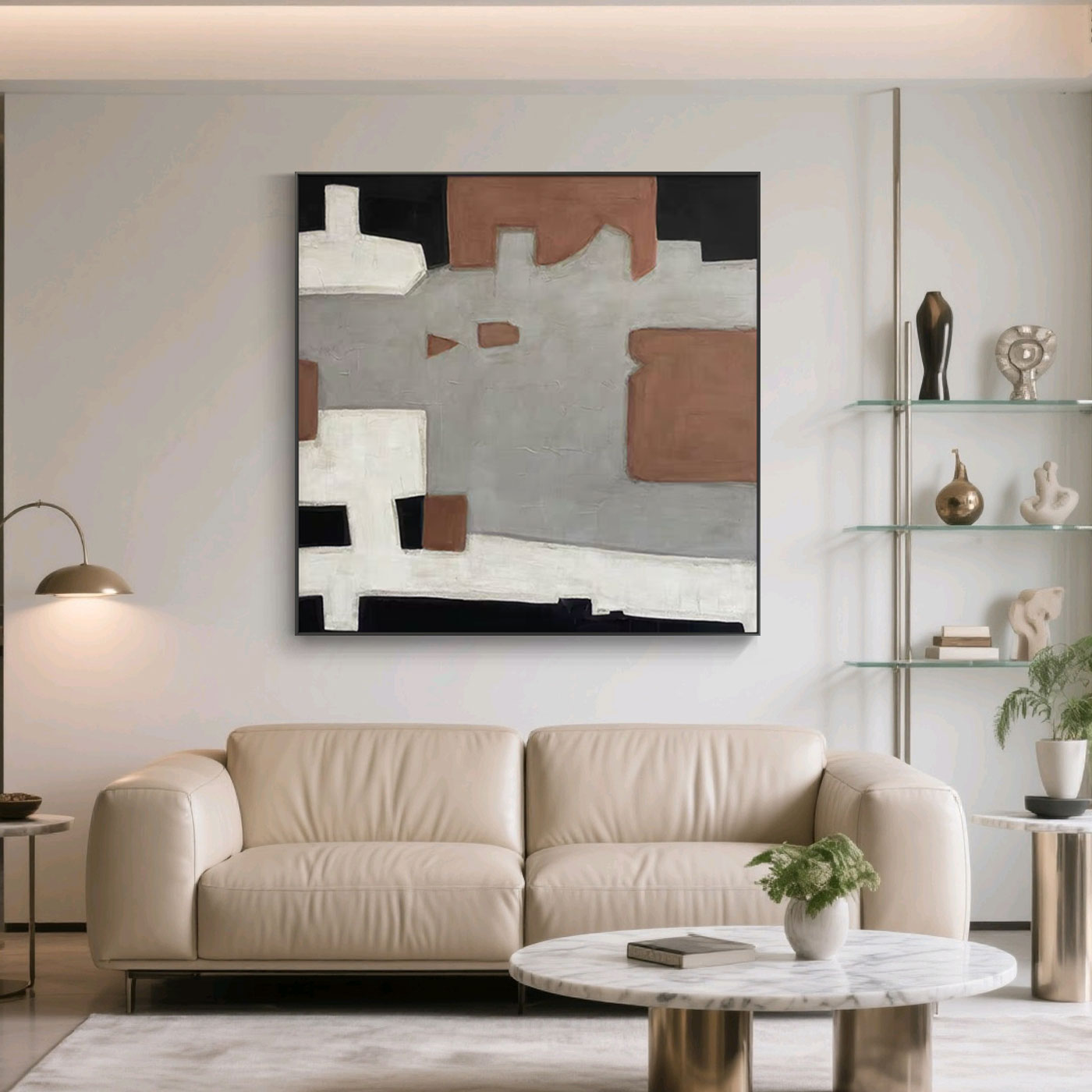 Mid-Century Modern Geometric Wall Art - Urban Relic