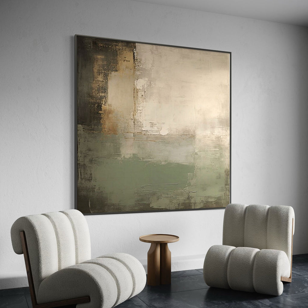 Mid-Century Wabi-Sabi Wall Art - Veil of Earth