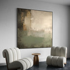 Mid-Century Wabi-Sabi Wall Art - Veil of Earth
