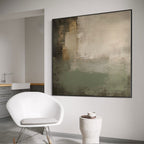 Mid-Century Wabi-Sabi Wall Art - Veil of Earth