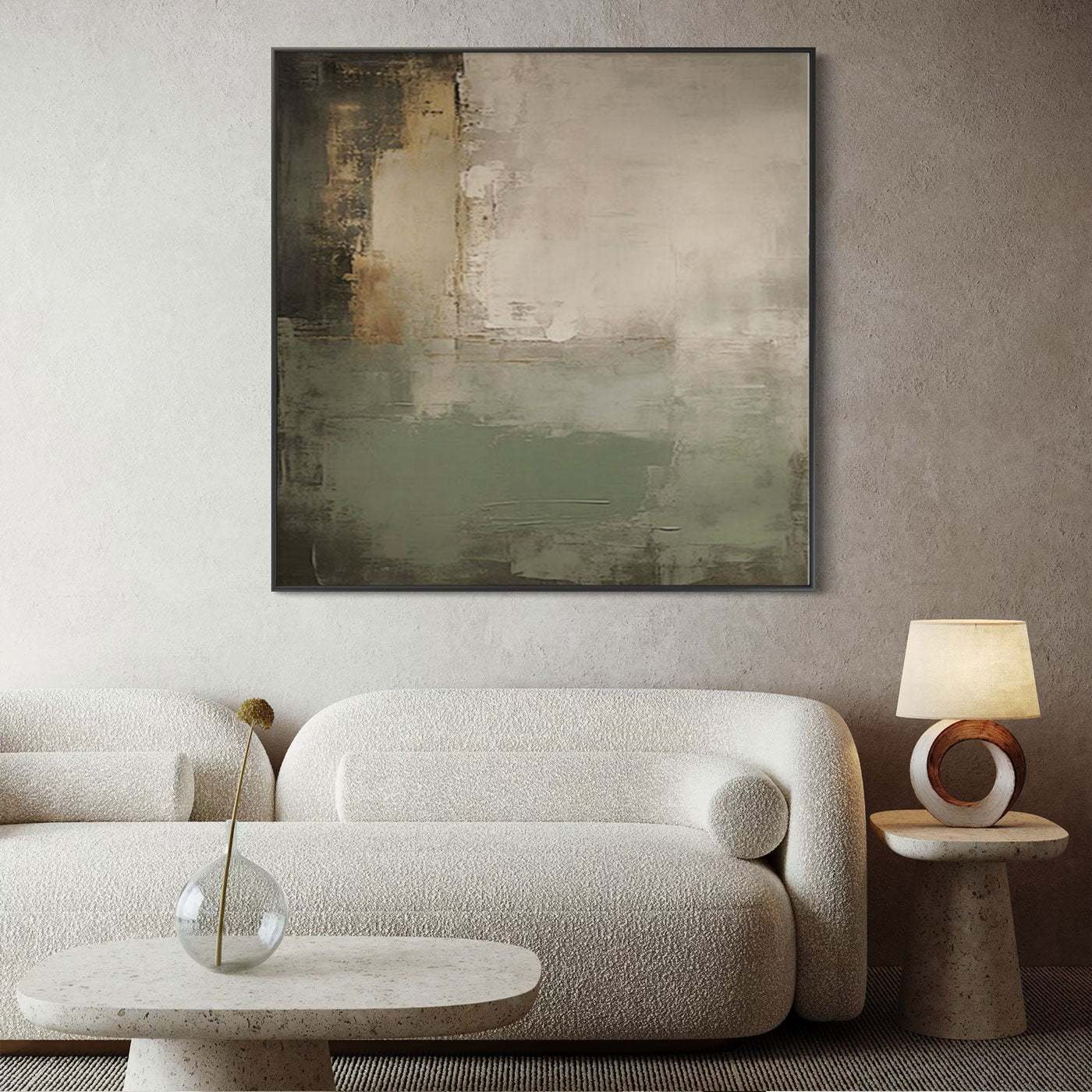 Mid-Century Wabi-Sabi Wall Art - Veil of Earth