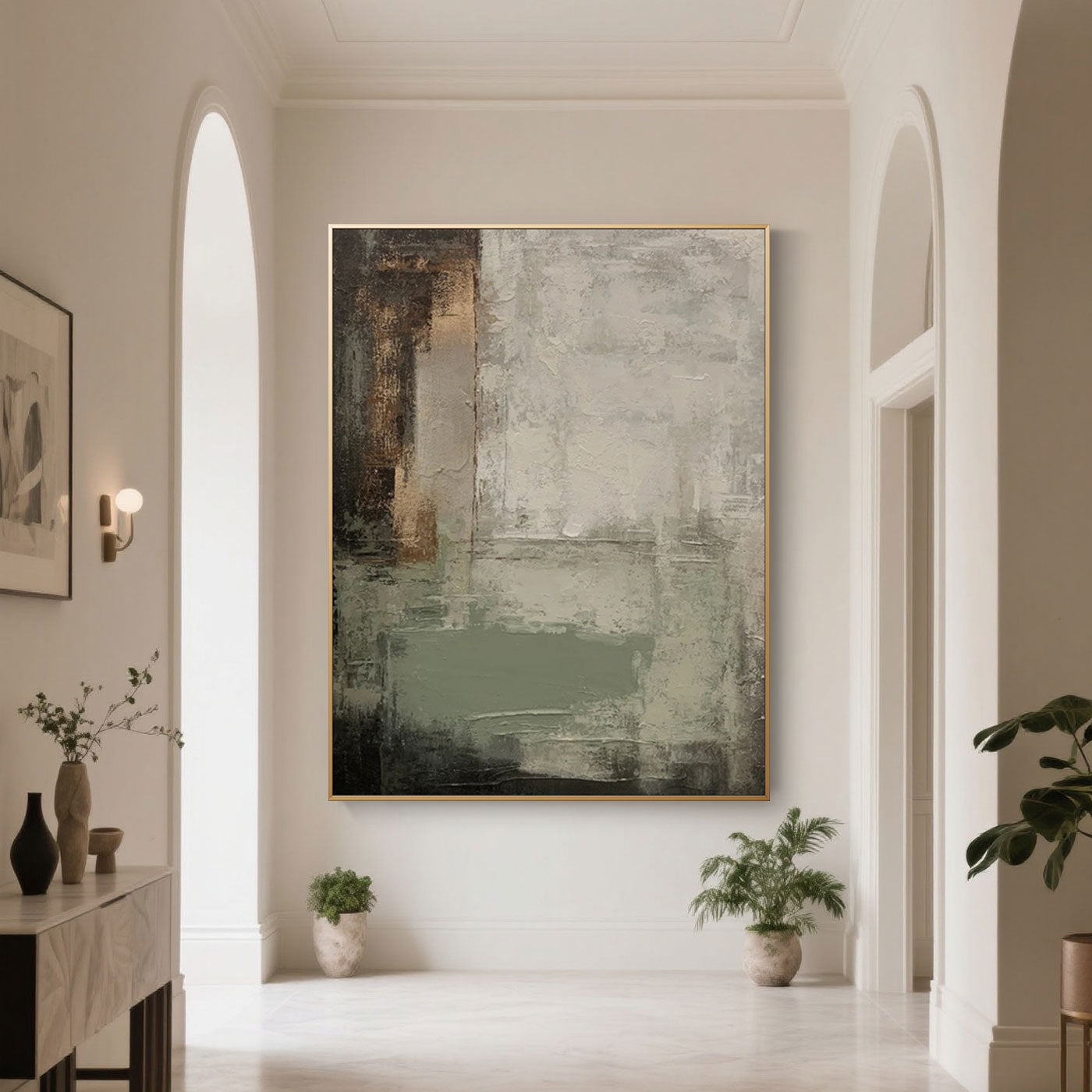 Mid-Century Wabi-Sabi Painting - Sediment