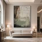 Mid-Century Wabi-Sabi Painting - Sediment