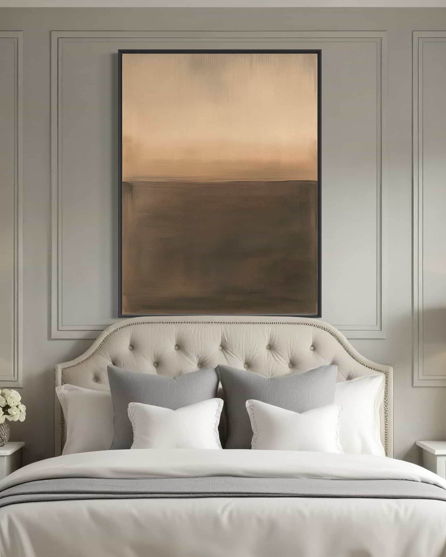 Mid-century Modern Abstract Canvas Wall Art #MCM001